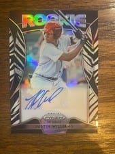 2019 Panini Prizm Rookie Autographs Justin Williams #RA-JW card