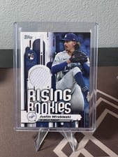 2025 Topps Update Rising Rookies Relics Justin Wrobleski #RRR-JW card