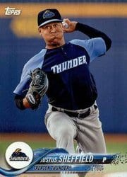 2018 Topps Pro Debut Base Set Justus Sheffield #16 card