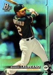2019 Bowman Platinum Base Set Justus Sheffield #12 card