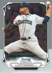2019 Bowman Sterling Base Set Justus Sheffield #BSR-75 card