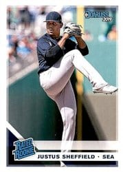 2019 Donruss Base Set Justus Sheffield #42 card