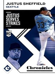 2019 Panini Chronicles Base Set Justus Sheffield #43 card