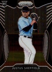 2019 Panini Prizm Base Set Justus Sheffield #7 card
