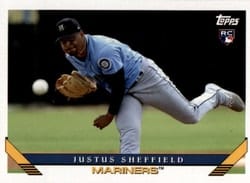 2019 Topps Archives Base Set Justus Sheffield #221 card