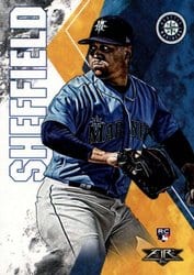 2019 Topps Fire Base Set Justus Sheffield #50 card
