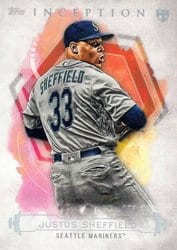 2019 Topps Inception Base Set Justus Sheffield #94 card