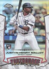2025 Topps Chrome Youthquake Justyn-Henry Malloy #YQ-19 card