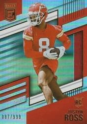 2022 Donruss Elite Base Set Justyn Ross #127 card