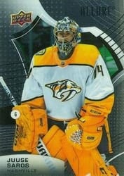 2021-22 Upper Deck Allure Base Set Juuse Saros #65 card
