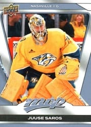 2025-26 Upper Deck MVP Base Set Juuse Saros #53 card