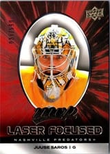 2025-26 Upper Deck MVP Laser Focused Juuse Saros #LF-26 card