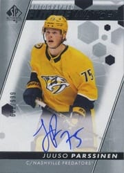2022-23 SP Authentic Base Set Juuso Parssinen #172 card