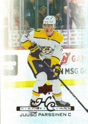 2022-23 Upper Deck 1999-00 Upper Deck Retro History Class Juuso Parssinen #HC-15 card
