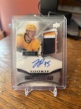 2022-23 Upper Deck Premier Acetate Rookie Autograph Patch Juuso Parssinen #AR-JU card