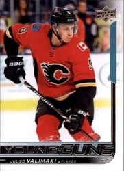 2018-19 Upper Deck Base Set Juuso Valimaki #477 card