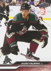 2023-24 Upper Deck Base Set Juuso Valimaki #8 card