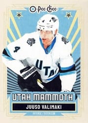 2025-26 O-Pee-Chee Base Retro Juuso Valimaki #125 card