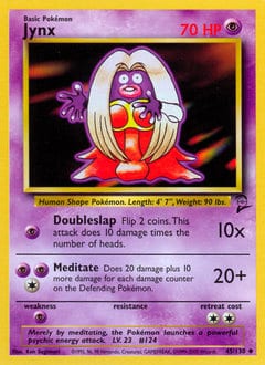 Base Set 2 Jynx #45 card
