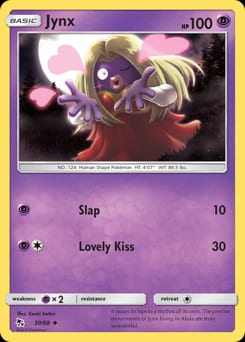 Hidden Fates Jynx #30 card