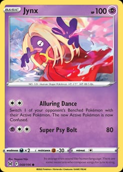 2022 Lost Origin Jynx #68 card