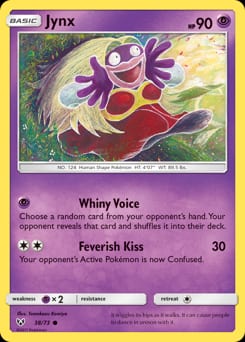 Shining Legends Jynx #38 card