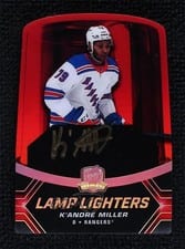 2020 Upper Deck The Cup Lamp Lighters Autographs K'Andre Miller #LL-KM card