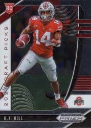 2020 Panini Prizm Draft Picks Base Set K.J. Hill #118 card