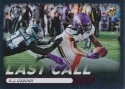 2022 Panini Absolute Last Call K.J. Osborn #LC-7 card