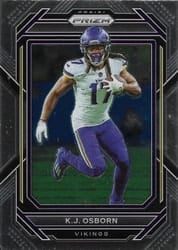 2022 Panini Prizm Base Set K.J. Osborn #191 card