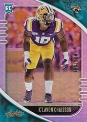 2020 Panini Absolute Base Set K'Lavon Chaisson #173 card