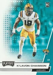2020 Panini Playoff Base Set K'Lavon Chaisson #282 card