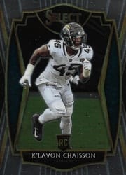 2020 Panini Select Base Set K'Lavon Chaisson #192 card