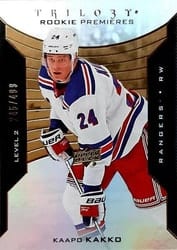 2019-20 Upper Deck Trilogy Base Set Kaapo Kakko #115 card