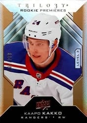 2019-20 Upper Deck Trilogy Base Set Kaapo Kakko #148 card