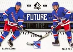 2019-20 SP Authentic Base Set Kaapo Kakko/Adam Fox #136 card