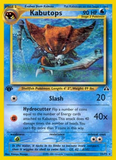 Neo Discovery Kabutops #25 card