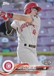 2018 Topps Pro Debut Base Set Kacy Clemens #189 card