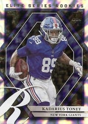 2021 Donruss Elite Series Rookies Kadarius Toney #ESR-KTO card