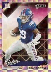 2021 Donruss The Rookies Kadarius Toney #TR-KTO card