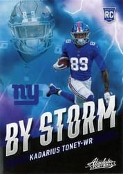 2021 Panini Absolute By Storm Kadarius Toney #10 card