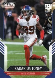 2021 Panini Chronicles Score Update Rookies Kadarius Toney #414 card