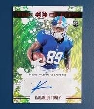 2021 Panini Illusions Ink Blots Kadarius Toney #IB-KT card