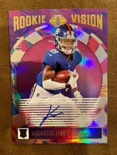 2021 Panini Illusions Rookie Vision Signatures Kadarius Toney #RVS-KAT card