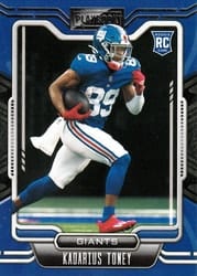 2021 Panini Playbook Base Set Kadarius Toney #110 card