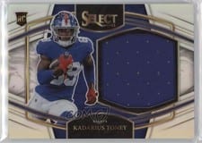 2021 Panini Select Jumbo Rookie Swatch Kadarius Toney #JS-KTO card