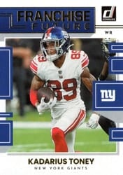 2022 Donruss Franchise Future Kadarius Toney #FF-KT card