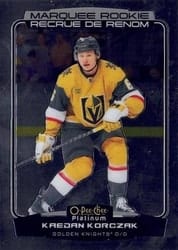 2022-23 O-Pee-Chee Platinum Base Set Kaedan Korczak #237 card