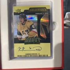 2022-23 Upper Deck Credentials Debut Ticket Access Autographs Kaedan Korczak #DTAA-KK card