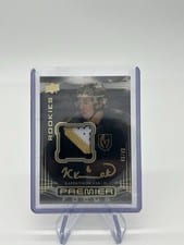 2022-23 Upper Deck Premier Premier Focus Rookies Autograph Patch Kaedan Korczak #PFPR-KK card